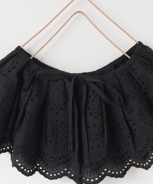 LOWRYS FARM（ローリーズファーム）の「レースエリ　588386（付け襟・キッズ・ブラック/オフホワイト・FREE）」の13枚目の写真