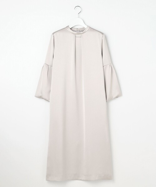 J.PRESS Ladies（J.プレス レディス）の「ノーブルサテン ワンピース（ドレス・レディース・ネイビー系/黄土色系/ベージュ系・S/XS）」の10枚目の写真