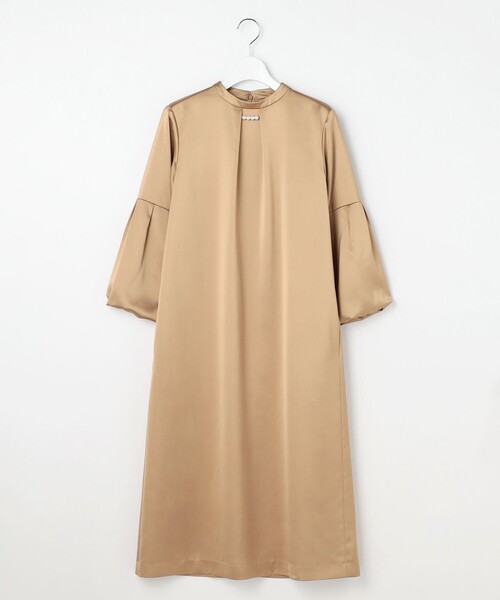 J.PRESS Ladies（J.プレス レディス）の「ノーブルサテン ワンピース（ドレス・レディース・ネイビー系/黄土色系/ベージュ系・S/XS）」の12枚目の写真