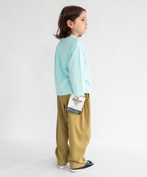 BRANSHES（ブランシェス）の「【ゆったり/ストレッチ】HUGOOD PANTS / ハグッドパンツ（その他パンツ・キッズ・ブラック/ベージュ/ネイビー/グリーン・110/120/130/140/90/150/80/100）」の17枚目の写真