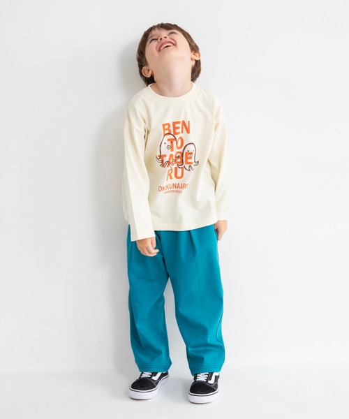 BRANSHES（ブランシェス）の「【ゆったり/ストレッチ】HUGOOD PANTS / ハグッドパンツ（その他パンツ・キッズ・ブラック/ベージュ/ネイビー/グリーン・110/120/130/140/90/150/80/100）」の19枚目の写真