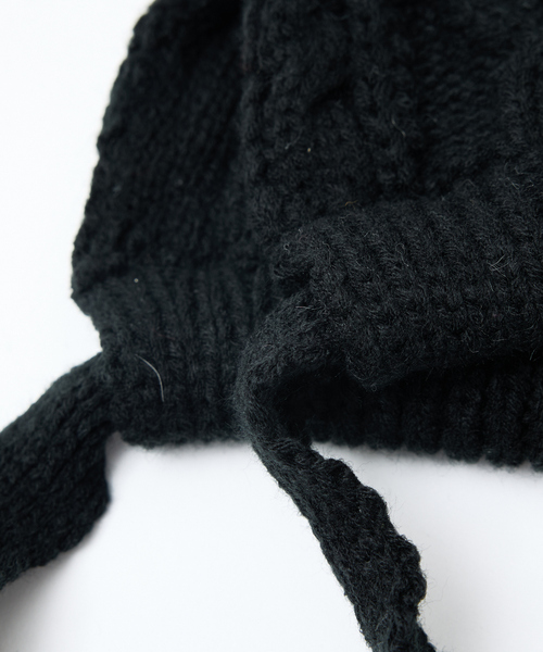 Ruben（ルーベン）の「【RUBEN/ルーベン】RUS-8356/ケーブルボンネット/CABLE BONNET/帽子/リボン【WEB限定】（キャップ・レディース・ブラック/アイボリー/グレー/ベージュ・フリー）」の10枚目の写真
