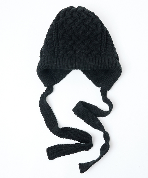 Ruben（ルーベン）の「【RUBEN/ルーベン】RUS-8356/ケーブルボンネット/CABLE BONNET/帽子/リボン【WEB限定】（キャップ・レディース・ブラック/アイボリー/グレー/ベージュ・フリー）」の11枚目の写真