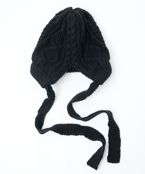 Ruben（ルーベン）の「【RUBEN/ルーベン】RUS-8356/ケーブルボンネット/CABLE BONNET/帽子/リボン【WEB限定】（キャップ・レディース・ブラック/アイボリー/グレー/ベージュ・フリー）」の12枚目の写真