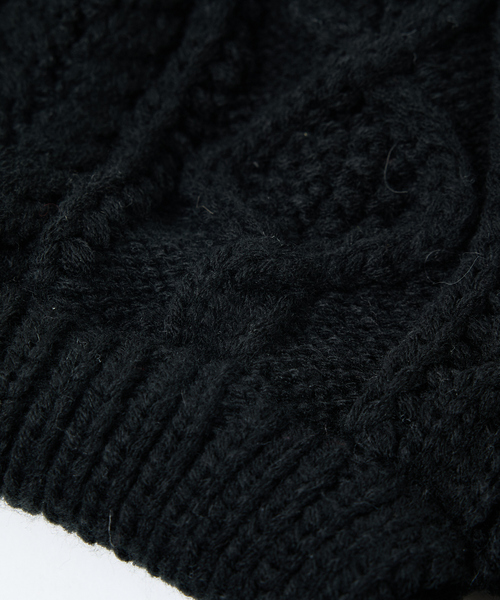 Ruben（ルーベン）の「【RUBEN/ルーベン】RUS-8356/ケーブルボンネット/CABLE BONNET/帽子/リボン【WEB限定】（キャップ・レディース・ブラック/アイボリー/グレー/ベージュ・フリー）」の13枚目の写真