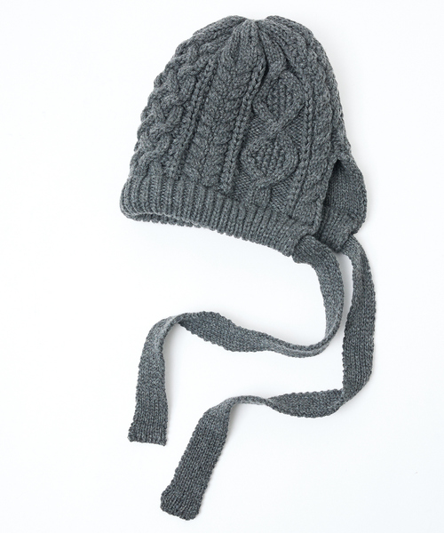 Ruben（ルーベン）の「【RUBEN/ルーベン】RUS-8356/ケーブルボンネット/CABLE BONNET/帽子/リボン【WEB限定】（キャップ・レディース・ブラック/アイボリー/グレー/ベージュ・フリー）」の14枚目の写真