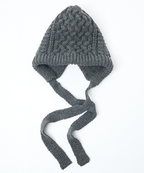 Ruben（ルーベン）の「【RUBEN/ルーベン】RUS-8356/ケーブルボンネット/CABLE BONNET/帽子/リボン【WEB限定】（キャップ・レディース・ブラック/アイボリー/グレー/ベージュ・フリー）」の15枚目の写真