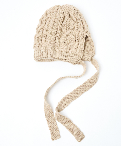 Ruben（ルーベン）の「【RUBEN/ルーベン】RUS-8356/ケーブルボンネット/CABLE BONNET/帽子/リボン【WEB限定】（キャップ・レディース・ブラック/アイボリー/グレー/ベージュ・フリー）」の17枚目の写真