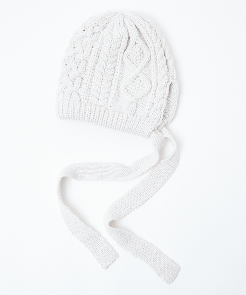 Ruben（ルーベン）の「【RUBEN/ルーベン】RUS-8356/ケーブルボンネット/CABLE BONNET/帽子/リボン【WEB限定】（キャップ・レディース・ブラック/アイボリー/グレー/ベージュ・フリー）」の20枚目の写真