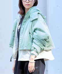NEW BALANCE | NB GREY パデッドショートジャケット(ブルゾン)