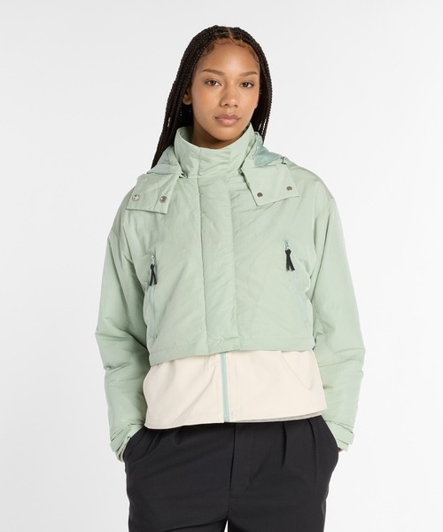 NEW BALANCE（ニューバランス）の「NB GREY パデッドショートジャケット（ブルゾン・レディース・セージグリーン/ブラック・LARGE/SMALL/MEDIUM/X-LARGE）」の9枚目の写真