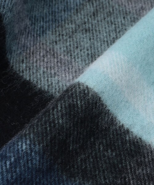 INDIVI(インディヴィ)の「ウォッシャブルウールストール(ストール/ショール・レディース・ネイビー系1/ライトグレー系1/ベージュ系1・00)」の5枚目の写真