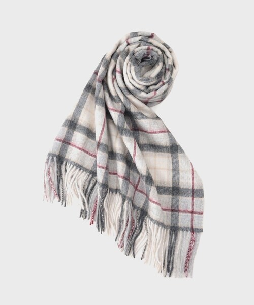 INDIVI(インディヴィ)の「ウォッシャブルウールストール(ストール/ショール・レディース・ネイビー系1/ライトグレー系1/ベージュ系1・00)」の8枚目の写真