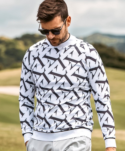 LUXEAKMPLUS ロゴデザインシャツ LUXEAKMPLUS(リュクスエイケイ