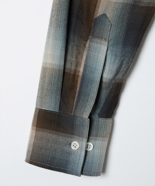 leinwande(ラインヴァンド)の「Relax Check Shirts(シャツ/ブラウス・レディース・ブルー/レッド・ONE SIZE)」の8枚目の写真