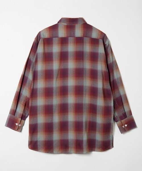 leinwande(ラインヴァンド)の「Relax Check Shirts(シャツ/ブラウス・レディース・ブルー/レッド・ONE SIZE)」の10枚目の写真