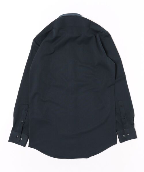TAKA-Q(タカキュー)の「ワイシャツ メンズ ストレッチ 吸水速乾 ノンアイロン カッタウェイ 長袖 ビジネス ドレス NEWスタンダードフィット(ビジネスシャツ・メンズ・ネイビー・首回り37cm-裄丈80cm/首回り43cm-裄丈86cm/首回り43cm-裄丈82cm/首回り39cm-裄丈80cm/首回り41cm-裄丈86cm/首回り39cm-裄丈84cm/首回り41cm-裄丈82cm/首回り45cm-裄丈86cm)」の3枚目の写真