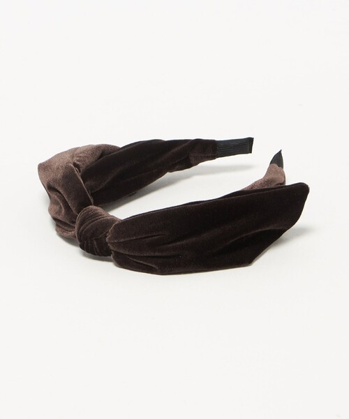 green label relaxing（グリーンレーベルリラクシング）の「リボン カチューシャ（カチューシャ・レディース・ブラウン系/ブラック・FREE）」の9枚目の写真