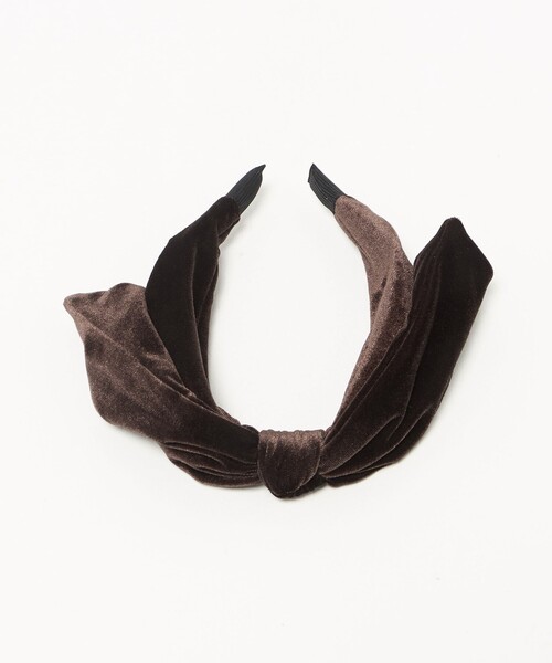 green label relaxing（グリーンレーベルリラクシング）の「リボン カチューシャ（カチューシャ・レディース・ブラウン系/ブラック・FREE）」の7枚目の写真