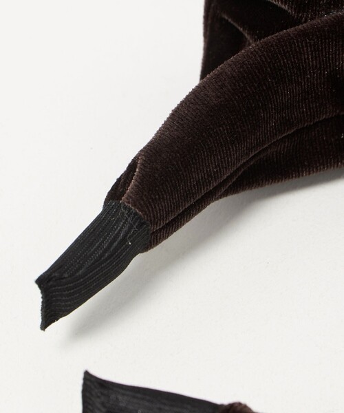 green label relaxing（グリーンレーベルリラクシング）の「リボン カチューシャ（カチューシャ・レディース・ブラウン系/ブラック・FREE）」の5枚目の写真