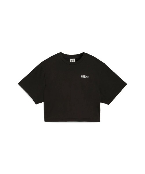 PUMA(プーマ)の「PUMA PUMA x ROSE RELAXED TEE(プーマ プーマ x ロゼ リラックスド Tシャツ)(Tシャツ/カットソー・レディース・ブラック系/ホワイト系・SMALL/MEDIUM/LARGE)」の9枚目の写真