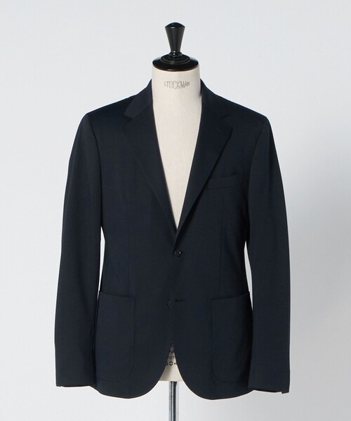 UNITED ARROWS（ユナイテッドアローズ）の「メランジ ジャージ シングル2ボタン COMFORT EASY-MODEL（テーラードジャケット・メンズ・ネイビー/ダークグレー・50/46/44/48/52）」の5枚目の写真