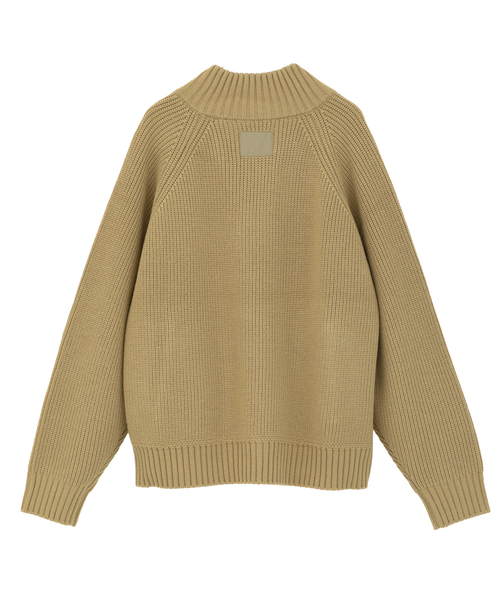 SOFFITTO(ソフィット)の「バルキージップ付ニット(カーディガン/ボレロ・レディース・ブラック/ベージュ・FREE)」の13枚目の写真