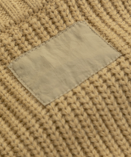 SOFFITTO(ソフィット)の「バルキージップ付ニット(カーディガン/ボレロ・レディース・ブラック/ベージュ・FREE)」の20枚目の写真