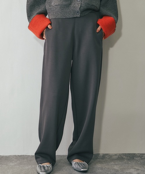 ANOTHER S(アナザーエス)の「セットアップ可ポンチカーブパンツ(その他パンツ・レディース・アイボリー/ブラック/チャコールグレー/ブラウン・M)」の12枚目の写真