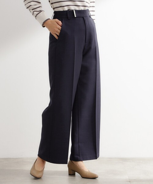 grove(グローブ)の「【カセット服】洗えるストレートワイドパンツ(その他パンツ・レディース・ブラウン系その他/ライトベージュ/ネイビー系5・02/03/04/01/05)」の17枚目の写真