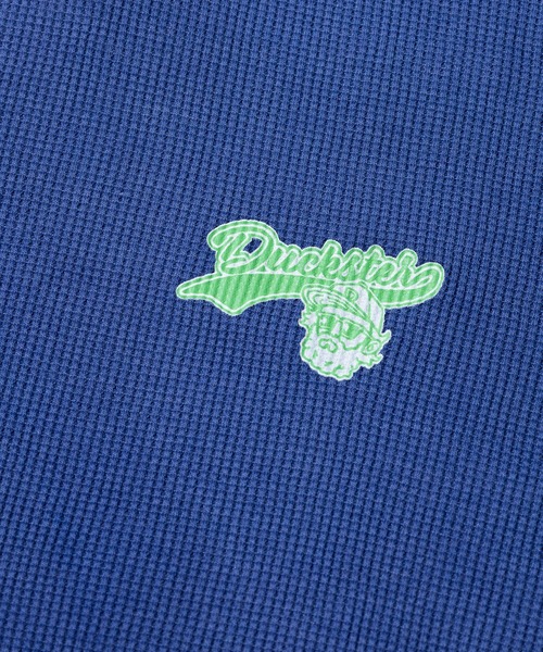go slow caravan(ゴースローキャラバン)の「Duckster/ダックスター ヴィンテージ調 ワッフル L/S TEE(TEAMDUCKSTER)(Tシャツ/カットソー・メンズ・ブラック/ホワイト/ブルー系その他・MEDIUM/LARGE/X-LARGE)」の11枚目の写真