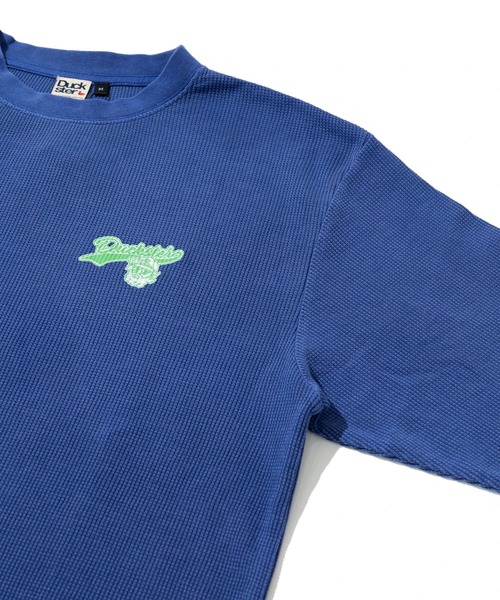 go slow caravan(ゴースローキャラバン)の「Duckster/ダックスター ヴィンテージ調 ワッフル L/S TEE(TEAMDUCKSTER)(Tシャツ/カットソー・メンズ・ブラック/ホワイト/ブルー系その他・MEDIUM/LARGE/X-LARGE)」の12枚目の写真