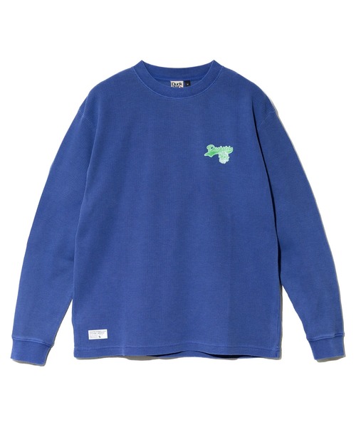 go slow caravan(ゴースローキャラバン)の「Duckster/ダックスター ヴィンテージ調 ワッフル L/S TEE(TEAMDUCKSTER)(Tシャツ/カットソー・メンズ・ブラック/ホワイト/ブルー系その他・MEDIUM/LARGE/X-LARGE)」の16枚目の写真