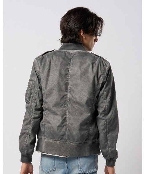 wjk(ダヴルジェイケイ)の「vintage L-2B(MA-1・メンズ・ダークグレー/ブラック/カーキ・SMALL/MEDIUM/LARGE/X-LARGE)」の5枚目の写真