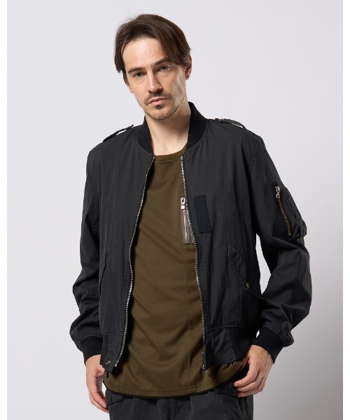 wjk(ダヴルジェイケイ)の「vintage L-2B(MA-1・メンズ・ダークグレー/ブラック/カーキ・SMALL/MEDIUM/LARGE/X-LARGE)」の7枚目の写真