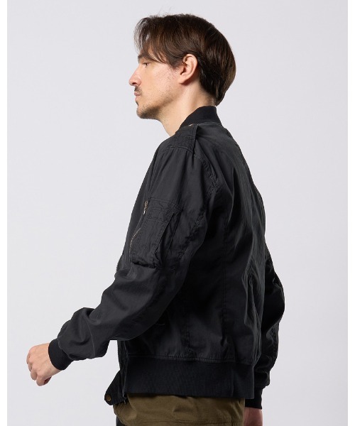 wjk(ダヴルジェイケイ)の「vintage L-2B(MA-1・メンズ・ダークグレー/ブラック/カーキ・SMALL/MEDIUM/LARGE/X-LARGE)」の8枚目の写真