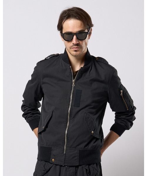 wjk(ダヴルジェイケイ)の「vintage L-2B(MA-1・メンズ・ダークグレー/ブラック/カーキ・SMALL/MEDIUM/LARGE/X-LARGE)」の10枚目の写真
