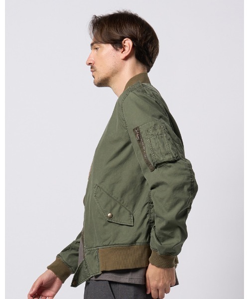 wjk(ダヴルジェイケイ)の「vintage L-2B(MA-1・メンズ・ダークグレー/ブラック/カーキ・SMALL/MEDIUM/LARGE/X-LARGE)」の12枚目の写真