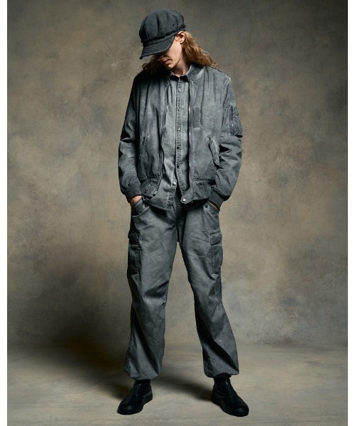 wjk(ダヴルジェイケイ)の「vintage L-2B(MA-1・メンズ・ダークグレー/ブラック/カーキ・SMALL/MEDIUM/LARGE/X-LARGE)」の17枚目の写真
