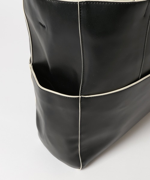 HARE（ハレ）の「パネルショルダーバッグ(HARE)（ショルダーバッグ・レディース・ブラック/オフホワイト・FREE）」の16枚目の写真