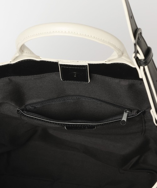 HARE（ハレ）の「パネルショルダーバッグ(HARE)（ショルダーバッグ・レディース・ブラック/オフホワイト・FREE）」の18枚目の写真