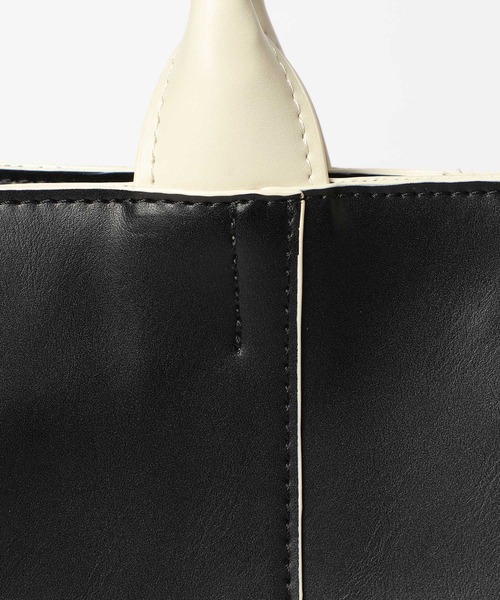 HARE（ハレ）の「パネルショルダーバッグ(HARE)（ショルダーバッグ・レディース・ブラック/オフホワイト・FREE）」の11枚目の写真