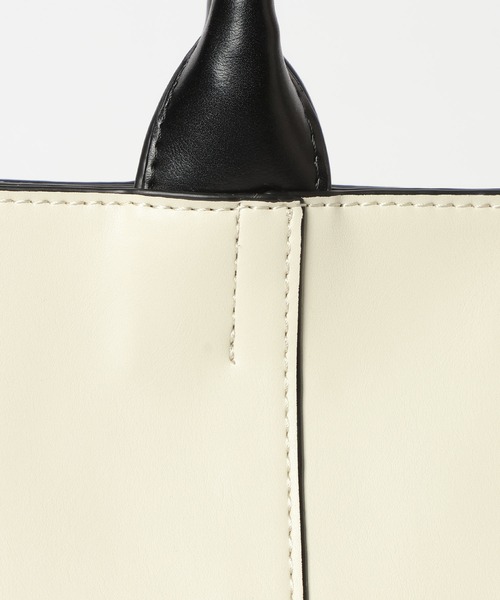 HARE（ハレ）の「パネルショルダーバッグ(HARE)（ショルダーバッグ・レディース・ブラック/オフホワイト・FREE）」の12枚目の写真