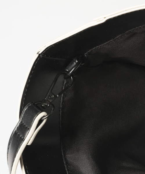 HARE（ハレ）の「パネルショルダーバッグ(HARE)（ショルダーバッグ・レディース・ブラック/オフホワイト・FREE）」の13枚目の写真