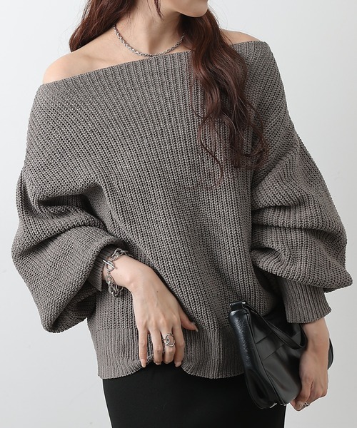 モールオフショルニット（ニット/セーター）｜COLONY 2139（コロニー