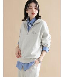 sm2rhythm | 【Healthknit】ハーフジッププルオーバー(Tシャツ/カットソー)