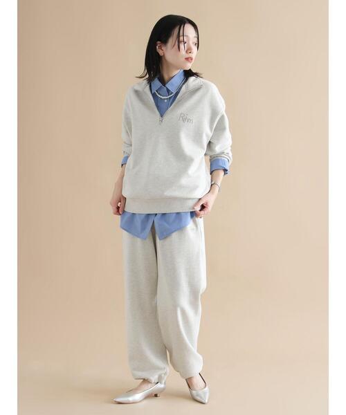 sm2rhythm（サマンサモスモスリズム）の「【Healthknit】ハーフジッププルオーバー（Tシャツ/カットソー・レディース・ボルドー/ブラック/トップグレー・F）」の10枚目の写真