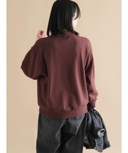 sm2rhythm（サマンサモスモスリズム）の「【Healthknit】ハーフジッププルオーバー（Tシャツ/カットソー・レディース・ボルドー/ブラック/トップグレー・F）」の16枚目の写真