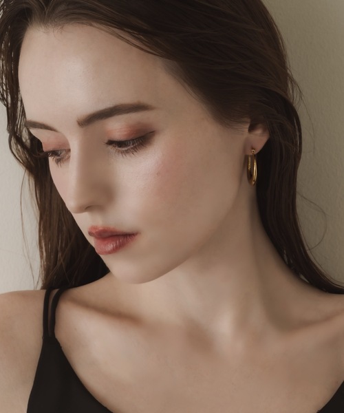 muku(ムク)の「PIERCE/GLOSS HOOP(ピアス(両耳用)・レディース・シルバー/ゴールド・FREE)」の18枚目の写真