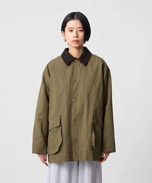 CITEN（シテン）の「<CITEN>ワークデザインジャケット（カバーオール・レディース・モカ/ライム・S/M）」の22枚目の写真